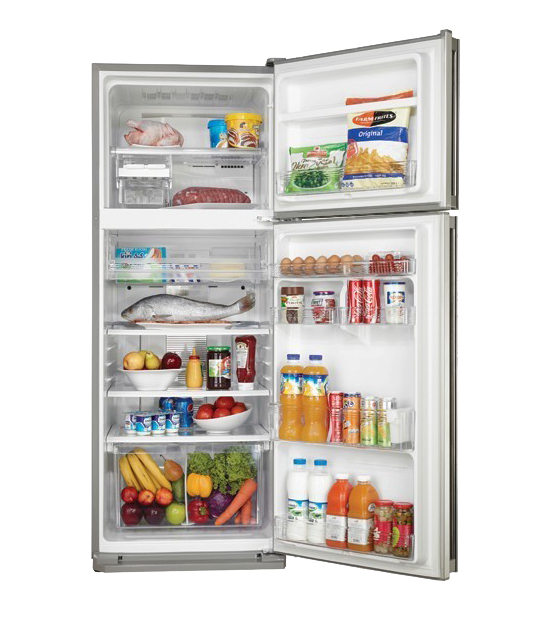 Sharp No Frost Slim Refrigerator 385 Liters Sharp No Frost Slim Refrigerator 385 Liters, 2 Doors, SJ-48C(SL) - Silver