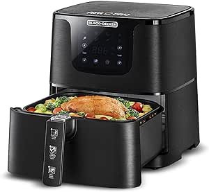 Nutricook 2 Digital Air Fryer, 5.5 Liters, 1700 Watts, NCAF205K - Black (International Warranty)