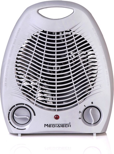 [YL-382] Midea Tech Electric Fan Heater, 2000 Watts, MT-001 - White.