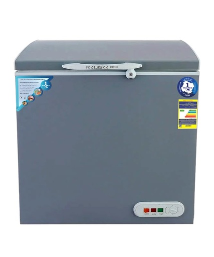 [YL-140]  W.Alaska CH400-ST Chest Deep Freezer 400 Liter - Silver
