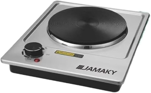 [YL-176]  Jamaky Electric Hob Cooker, 1 Burner, 1500 Watt, JMK7013 - White
